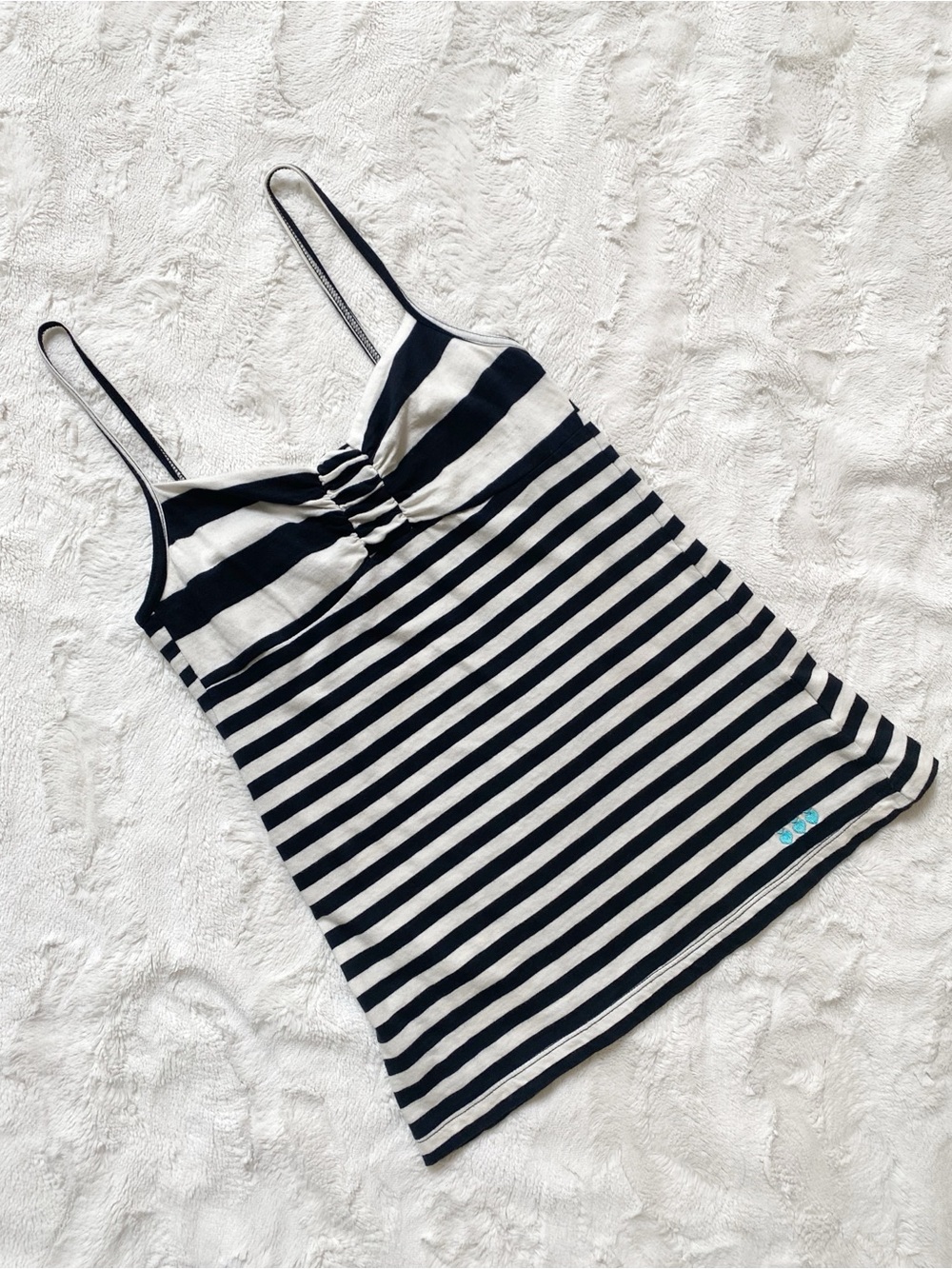 zoo york • vintage y2k 2002 black & white striped cami top | XS